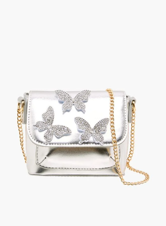 فلورا بيلا من شو إكسبرس Flora Bella Crossbody Bag With Butterfly Embellishment Ramadan Collections